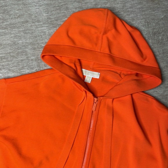 Orange Michael Kors Zip Up Jacket - Picture 2 of 4